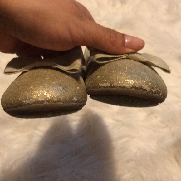 Lands’end glitter  bowed flats size 13 - Picture 3 of 8